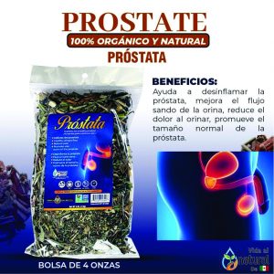 Próstata Compuesto Herbal 4 oz. 113 gr. Herbal Compound Prostate